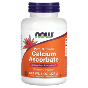NOW Foods Pure Buffered Calcium Ascorbate Vitamin C Powder 8 oz (227 g) 733739007520