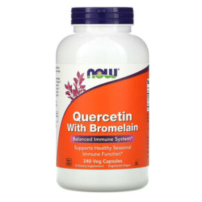 NOW Foods Quercetin + Bromelain 240 viên 733739030719