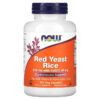 NOW Foods Red Yeast Rice 120 Veg Capsules 5 NOW Foods Red Yeast Rice 120 viên 733739033345