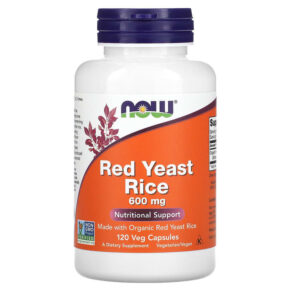 NOW Foods Red Yeast Rice 600 mg 120 viên 733739035011