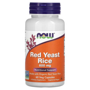 NOW Foods Red Yeast Rice 600 mg 60 viên 733739035004