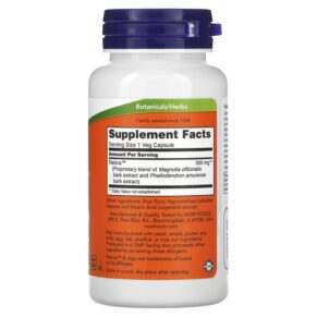 NOW Foods Relora 300 mg 60 Veg Capsules 733739033420