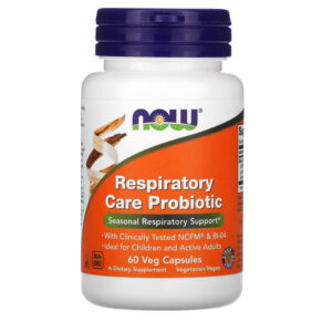NOW Foods Respiratory Care Probiotic 60 viên 733739029096
