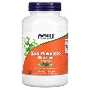 NOW Foods Saw Palmetto Berries 550 mg 250 viên 733739047489