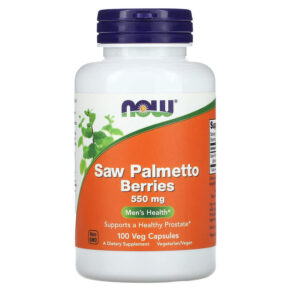 NOW Foods Saw Palmetto Berries Men's Health 550 mg 100 viên 733739047472