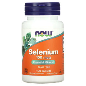 NOW Foods Selenium 100 mcg 100 viên 733739014801