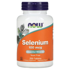 NOW Foods Selenium 100 mcg 250 viên 733739014825