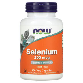 NOW Foods Selenium 200 mcg 180 viên 733739014863