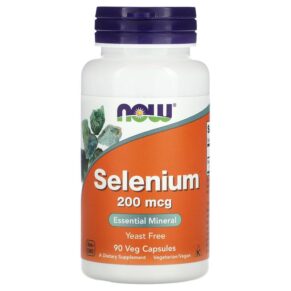 NOW Foods Selenium 200 mcg 90 viên 733739014856