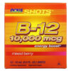 NOW Foods Shots B-12 Mixed Berry 10.000 mcg 12 Shots 0.5 fl oz (15 ml) 733739004536