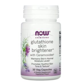NOW Foods Solutions Glutathione Skin Brightener 30 viên 733739033789