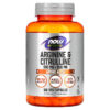 NOW Foods Sports Arginine & Citrulline 120 viên 733739000378