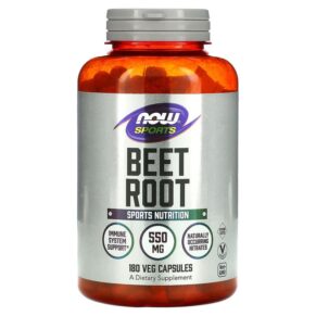NOW Foods Sports Beet Root 550 mg 180 viên 733739050564