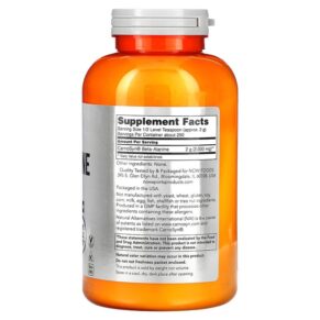 NOW Foods Sports Beta-Alanine Pure Powder 17.6 oz (500 g) 733739020079