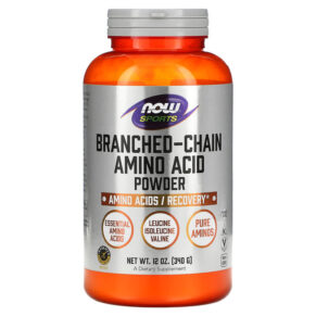 NOW Foods Sports Branched-Chain Amino Acid Powder 12 oz (340 g) 733739002136