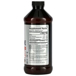 NOW Foods Sports L-Carnitine Liquid Tropical Punch 1.000 mg 16 fl oz (473 ml) 733739000668