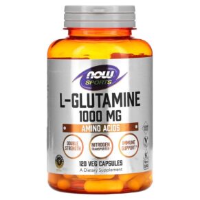 NOW Foods Sports L-Glutamine Double Strength 1.000 mg 120 viên 733739000941