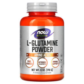 NOW Foods Sports L-Glutamine Powder 6 oz (170 g) 733739002204