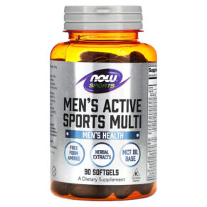 NOW Foods Sports Men's Active Sports Multi 90 viên 733739038906