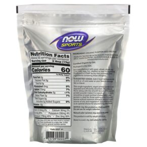 NOW Foods Sports Organic Pumpkin Seed Protein Powder Unflavored 1 lb (454 g) 733739022271