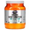 NOW Foods Sports Organic Whey Protein Unflavored 1 lb (454 g) 733739022059