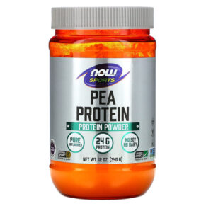 NOW Foods Sports Pea Protein Pure Unflavored 12 oz (340 g) 733739021328