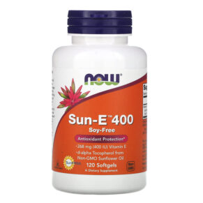 NOW Foods Sun-E 400 120 viên 733739009364