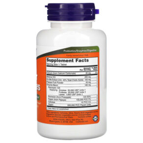 NOW Foods Super Enzymes 90 Tablets 733739029607