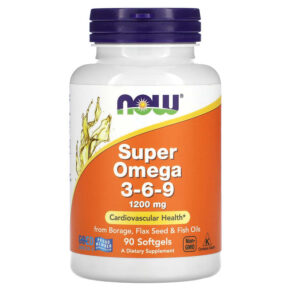 NOW Foods Super Omega 3-6-9 1.200 mg 90 viên 733739018397