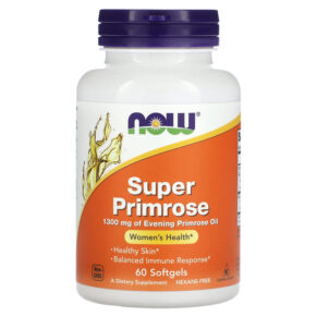 NOW Foods Super Primrose 1300 mg 60 viên 733739017550