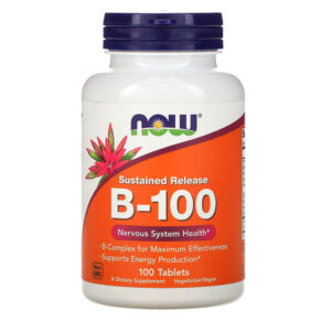 NOW Foods Sustained Release B-100 100 viên 733739004390