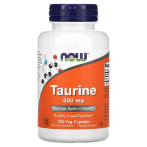 NOW Foods Taurine 500 mg 100 viên 733739001405