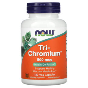 NOW Foods Tri-Chromium 500 mcg 180 viên 733739014269