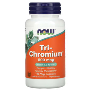 NOW Foods Tri-Chromium 500 mcg 90 viên 733739014283