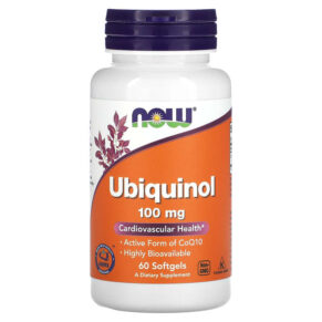 NOW Foods Ubiquinol 100 mg 60 viên 733739031426