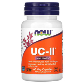NOW Foods UC-II Joint Health + Undenatured Type II Collagen 60 viên 733739031341