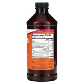 NOW Foods Ultra B-12 5.000 mcg 16 fl oz (473 ml) 733739004543