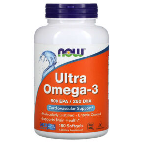 NOW Foods Ultra Omega-3 500 EPA/250 DHA 180 viên 733739016621