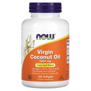 NOW Foods Virgin Coconut Oil 1.000 mg 120 viên 733739017185