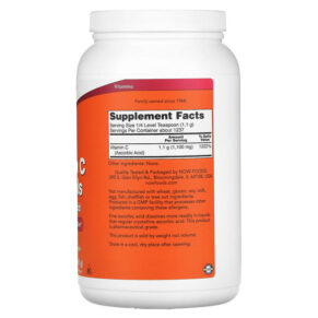 NOW Foods Vitamin C Crystals 3 lbs (1361 g) 733739007926