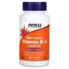 NOW Foods Vitamin D-3 High Potency 1.000 IU 180 viên 733739003652