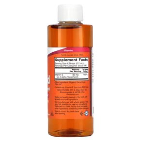 NOW Foods Vitamin E Liquid D-Alpha Tocopherol 4 fl oz (118 ml) 733739009128