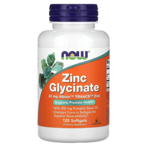 NOW Foods Zinc Glycinate 120 viên 733739015549