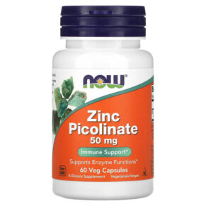 NOW Foods Zinc Picolinate 50 mg 60 viên 733739015501