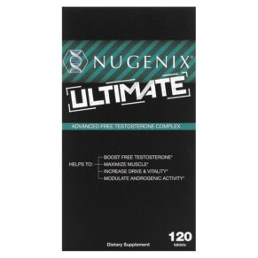 Nugenix Ultimate Advanced Free Testosterone Complex 120 viên 855710002208