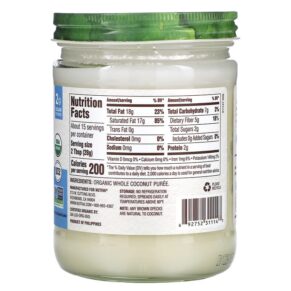 Nutiva Organic Coconut Manna Pure and Delicious Coconut Butter 15 oz (425 g) 692752311147