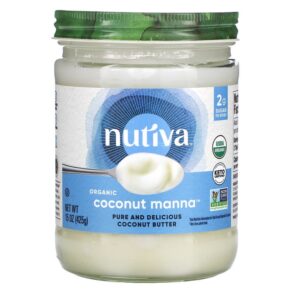 Nutiva Organic Coconut Manna Pure & Delicious Coconut Butter 15 oz (425 g) 692752311147