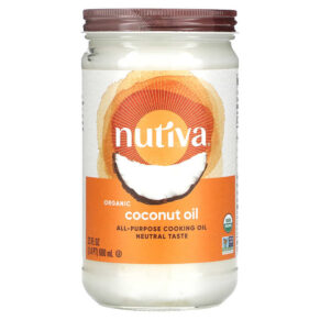 Nutiva Organic Coconut Oil 23 fl oz (680 ml) 692752105371