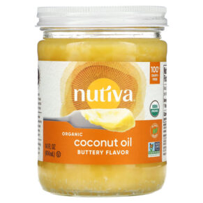 Nutiva Organic Coconut Oil Buttery 14 fl oz (414 ml) 692752106767