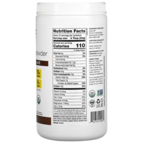 Nutiva Organic Hemp Protein Powder Chocolate 16 oz (454 g) 692752100062